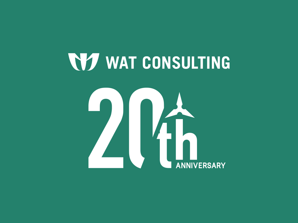 株式会社ワット・コンサルティングは設立20周年を迎えました。